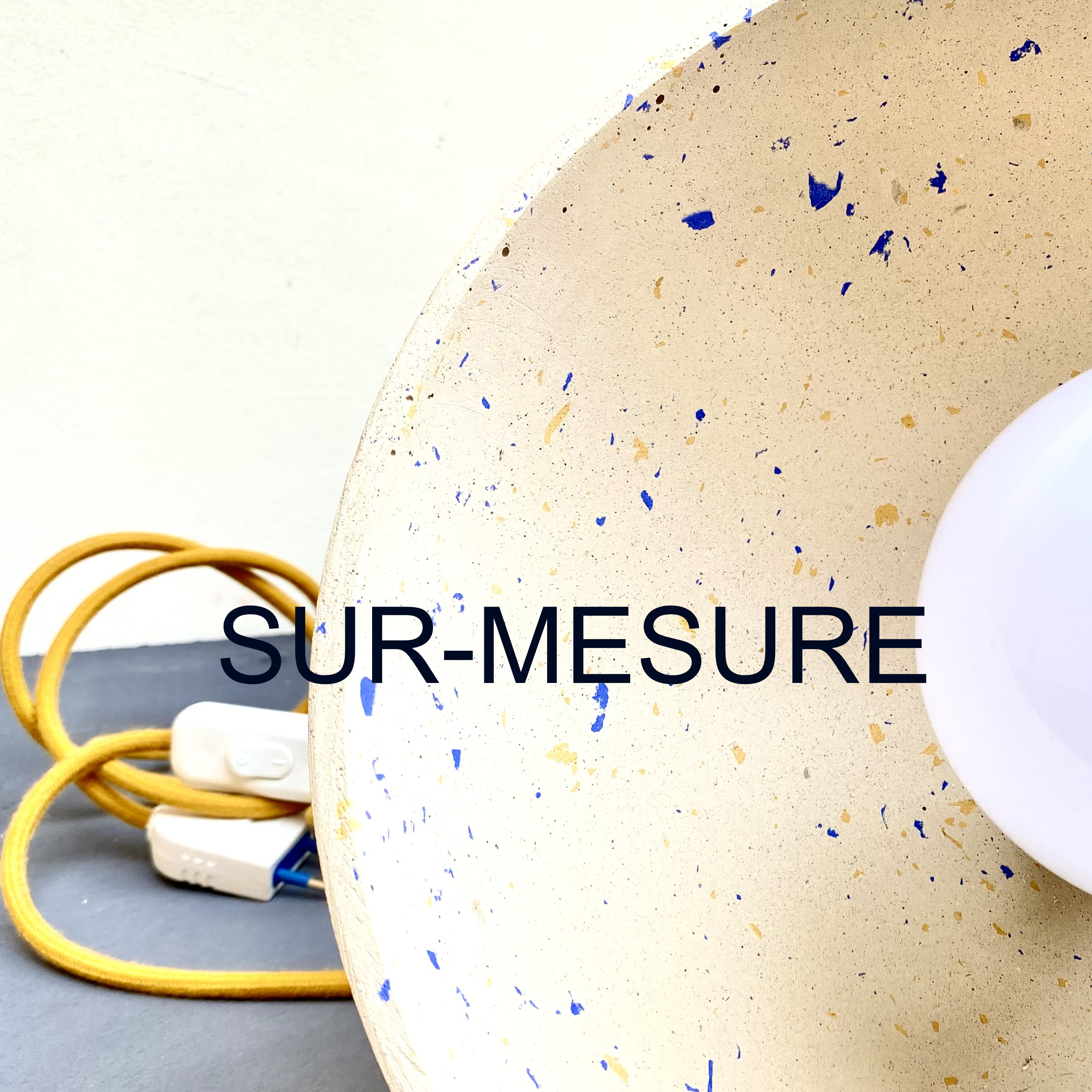 Luminaires en béton sur-mesure